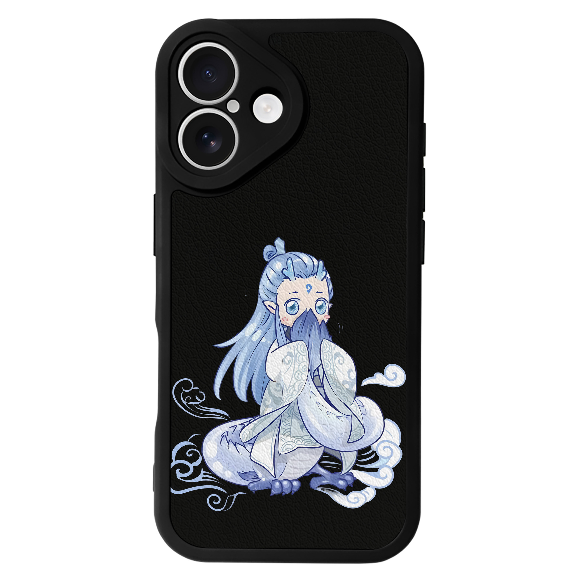 （画像用） Ne Zha 2 ナタ 魔童の大暴れ 【iPhone 16シリーズ対応】シリコンスマホケース（レザー調） 材質：シリコン